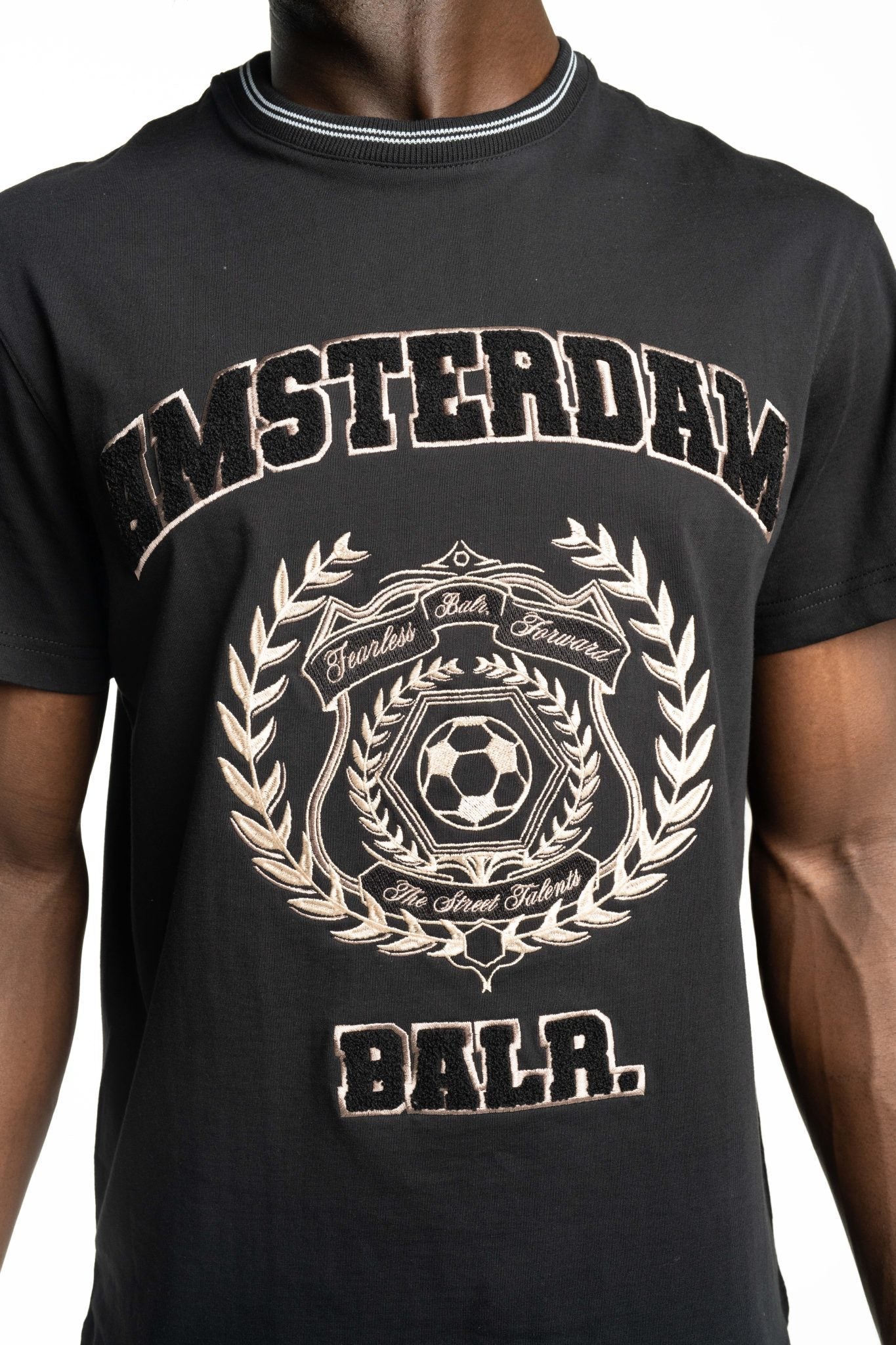 BALR MEN’S NOSTALGIA T SHIRT | B1112.1335-JET BLACK