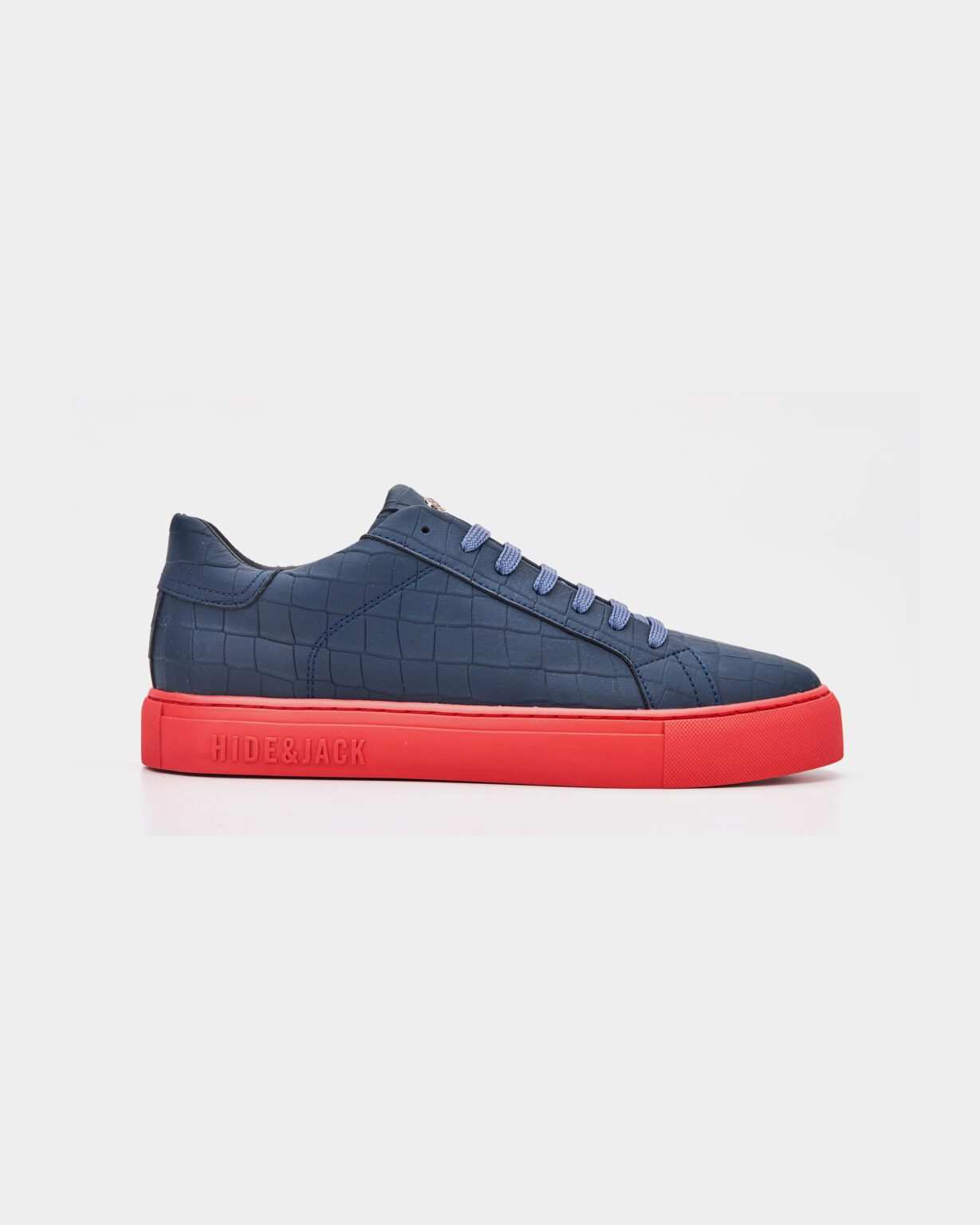 (CORE) HIDE & JACK MEN’S ESSENCE IDRO NUBUCK LOW TOP SNEAKER BLUE RED