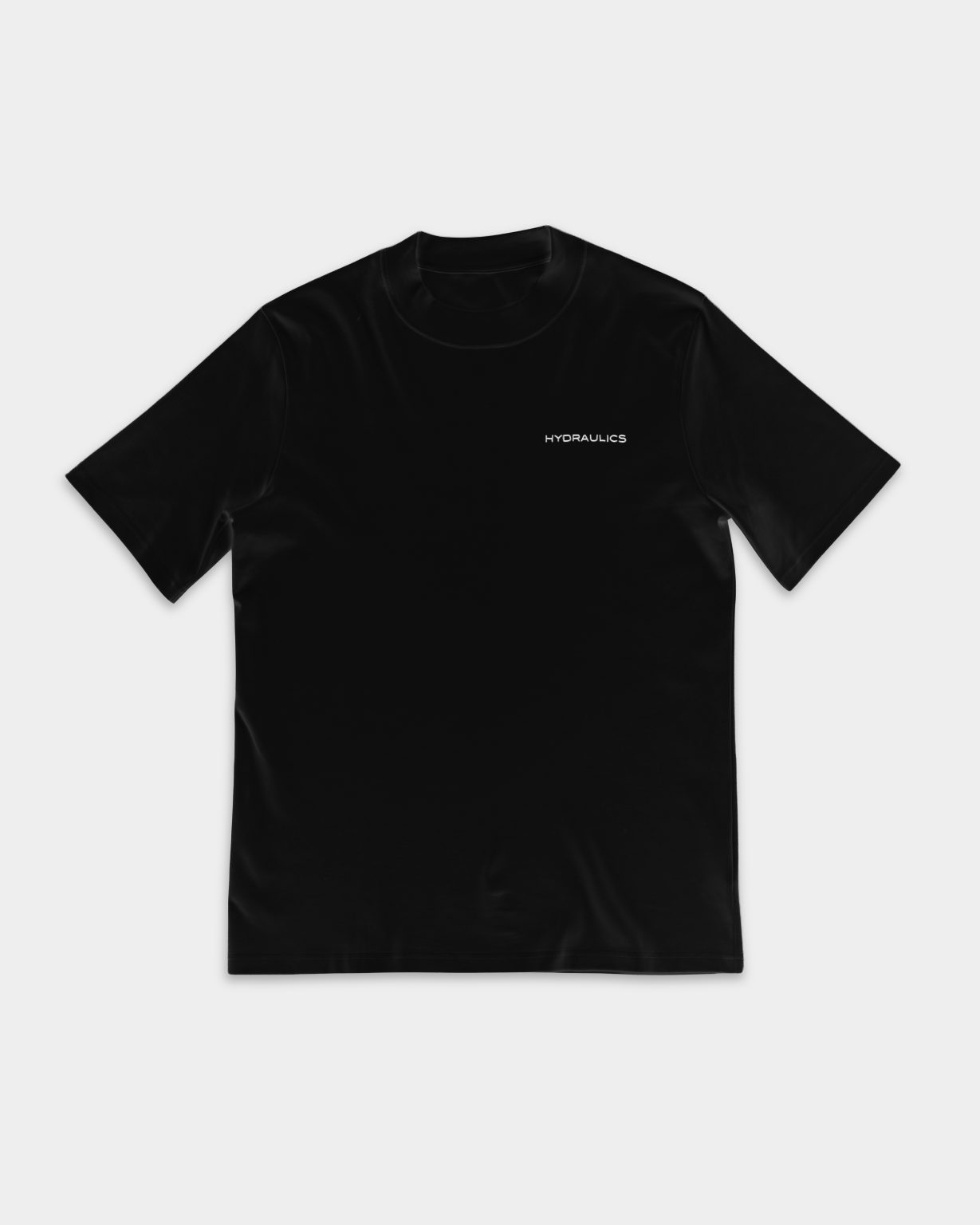 HYDRAULICS BEVELLED REGULAR FIT T-SHIRT BLACK