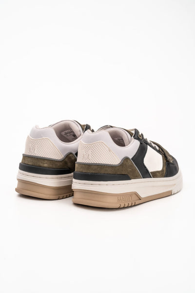 MALLET MEN’S CARLTON STRAP BLACK KHAKI SNEAKER