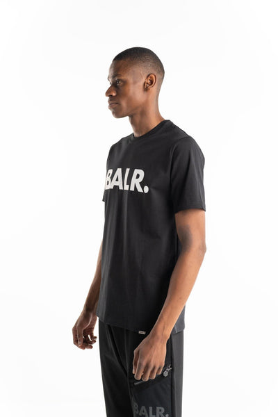 (CORE) BALR MEN’S BRAND STRAIGHT T SHIRT | B1112.1048-JET BLACK