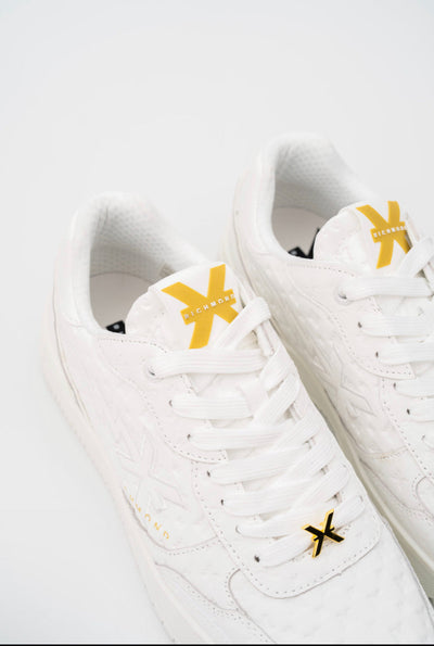 JR MEN’S SNEAKERS LEATHER WHITE/ NEW 27319 CP A