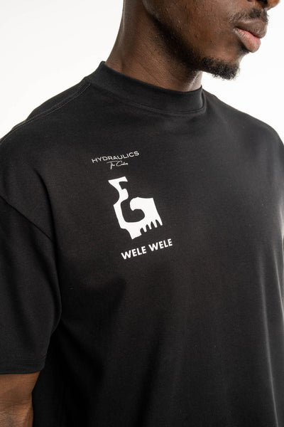 HYDRAULICS VANCO COLLAB OVERSIZED FIT T-SHIRT BLACK