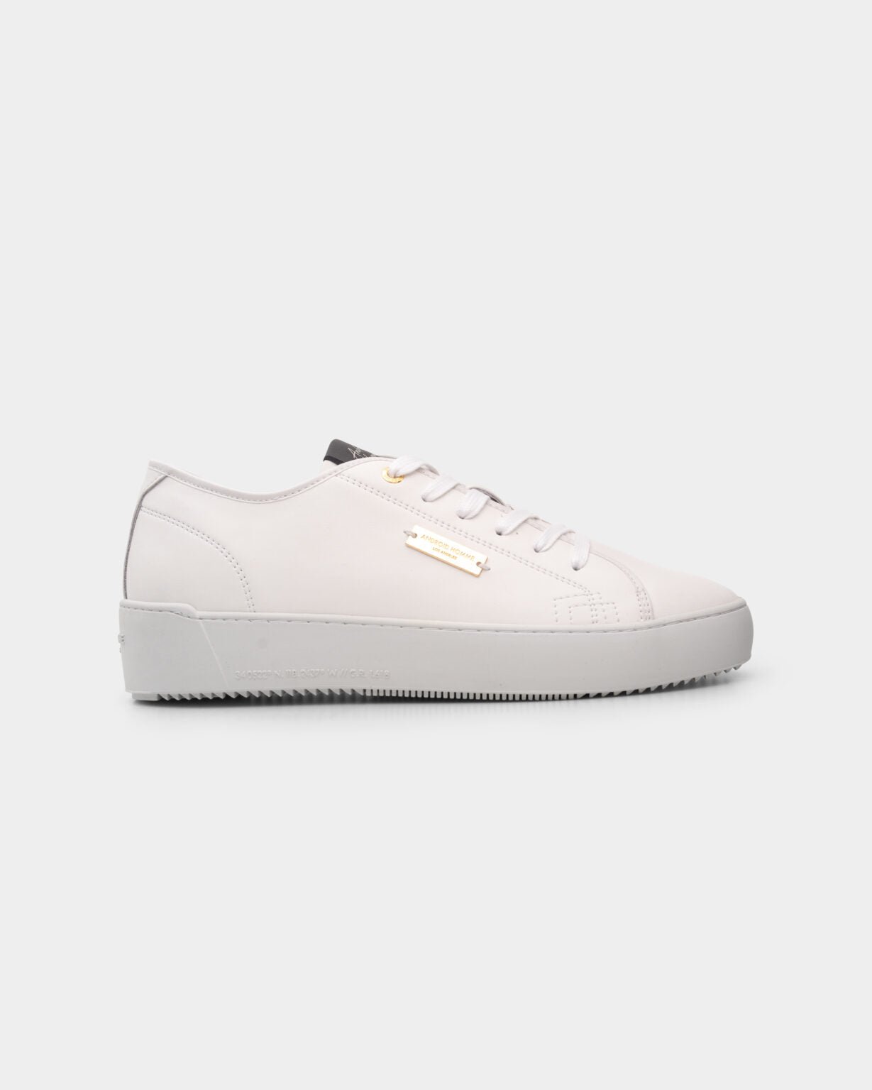 ANDROID HOMME SORRENTO ALL WHITE LEATHER SNEAKER