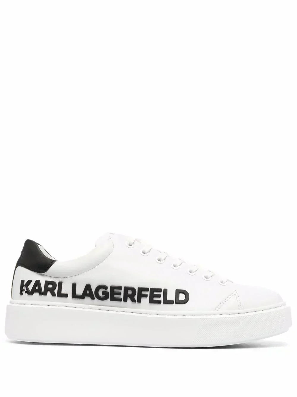 KARL LAGERFELD MAXI KUP LOW-TOP SNEAKERS