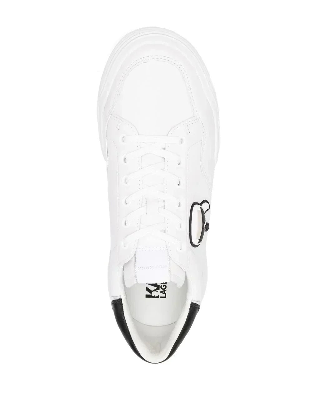KARL LAGERFELD SIDE LOGO-PATCH DETAIL SNEAKERS