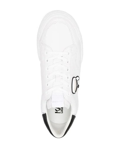KARL LAGERFELD SIDE LOGO-PATCH DETAIL SNEAKERS