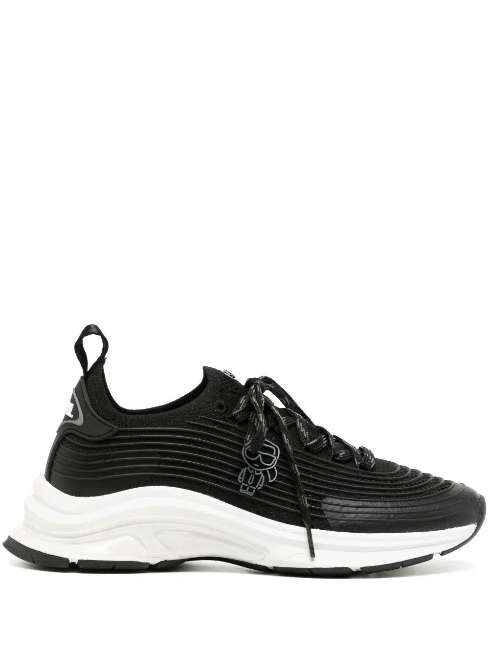 KARL LAGERFELD LUX FINESSE PLEXIKONIC LOW-TOP SNEAKERS