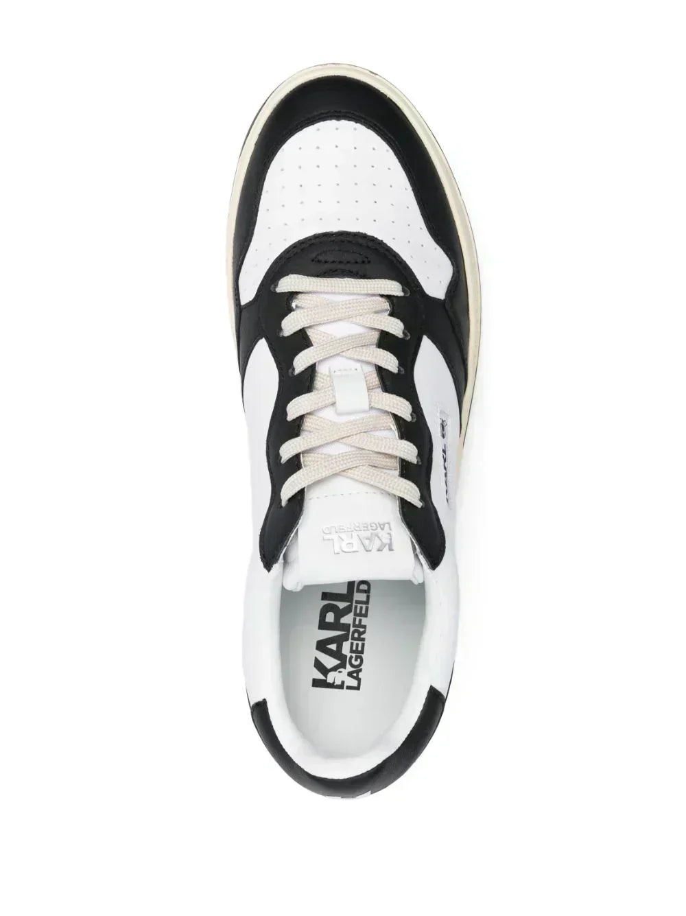 KARL LAGERFELD PANELLED LOW-TOP SNEAKERS