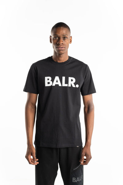 (CORE) BALR MEN’S BRAND STRAIGHT T SHIRT | B1112.1048-JET BLACK