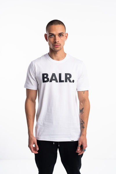 (CORE) BALR MEN’S BRAND STRAIGHT T SHIRT | B1112.1048-BRIGHT WHITE