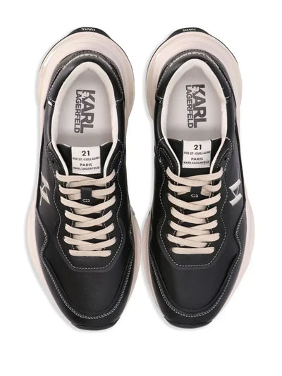 KARL LAGERFELD MONOGRAM LUX FINESSE PANELLED SNEAKERS