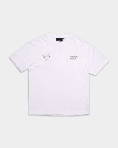 BALR MEN’S BALR. X HYDRAULICS BOX FIT T SHIRT TACTICS B1112.1327 BRIGHT WHITE