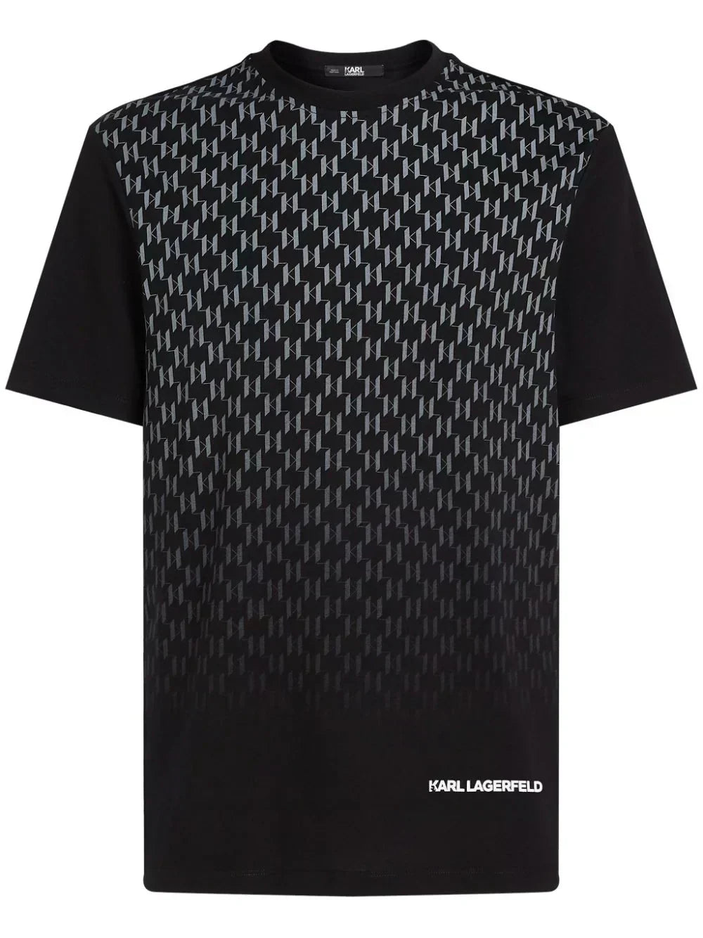 KARL LAGERFELD MONOGRAM PRINT T-SHIRT