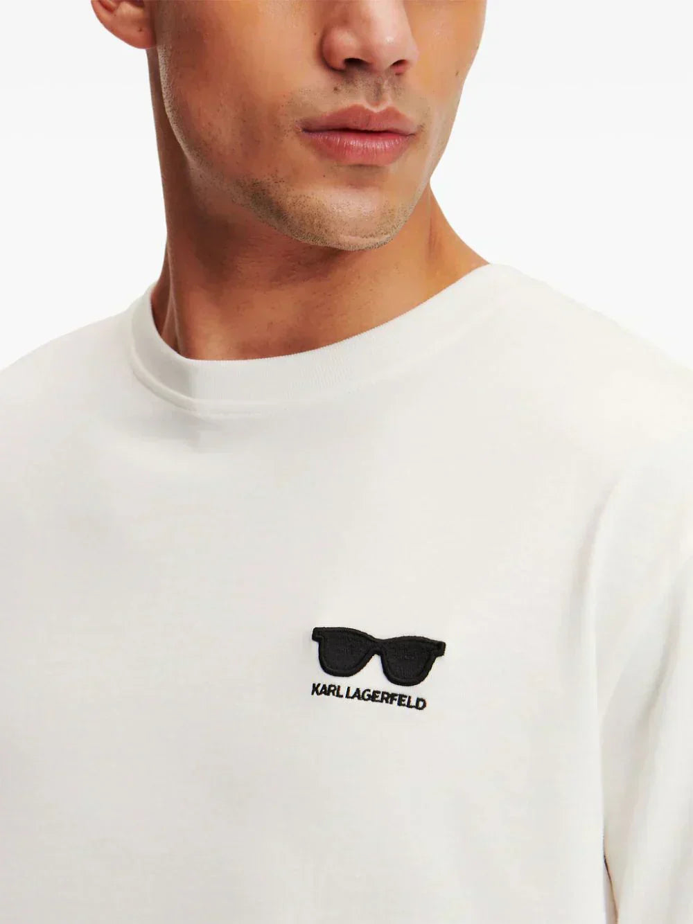 KARL LAGERFELD SUNGLASSES-EMBOIDERED T-SHIRT