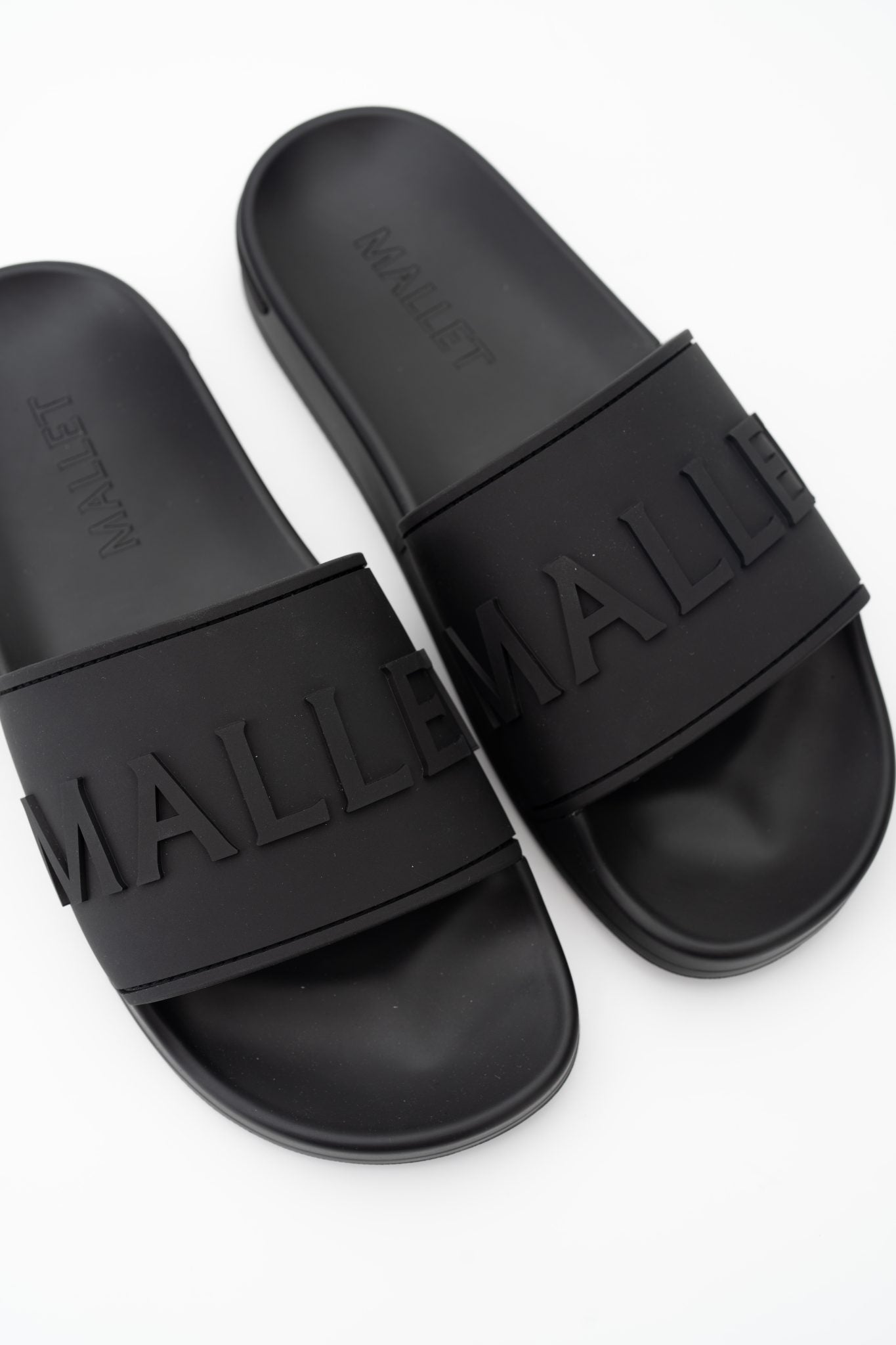 MALLET MEN’S SERIF SLIDER TRIPLE BLACK