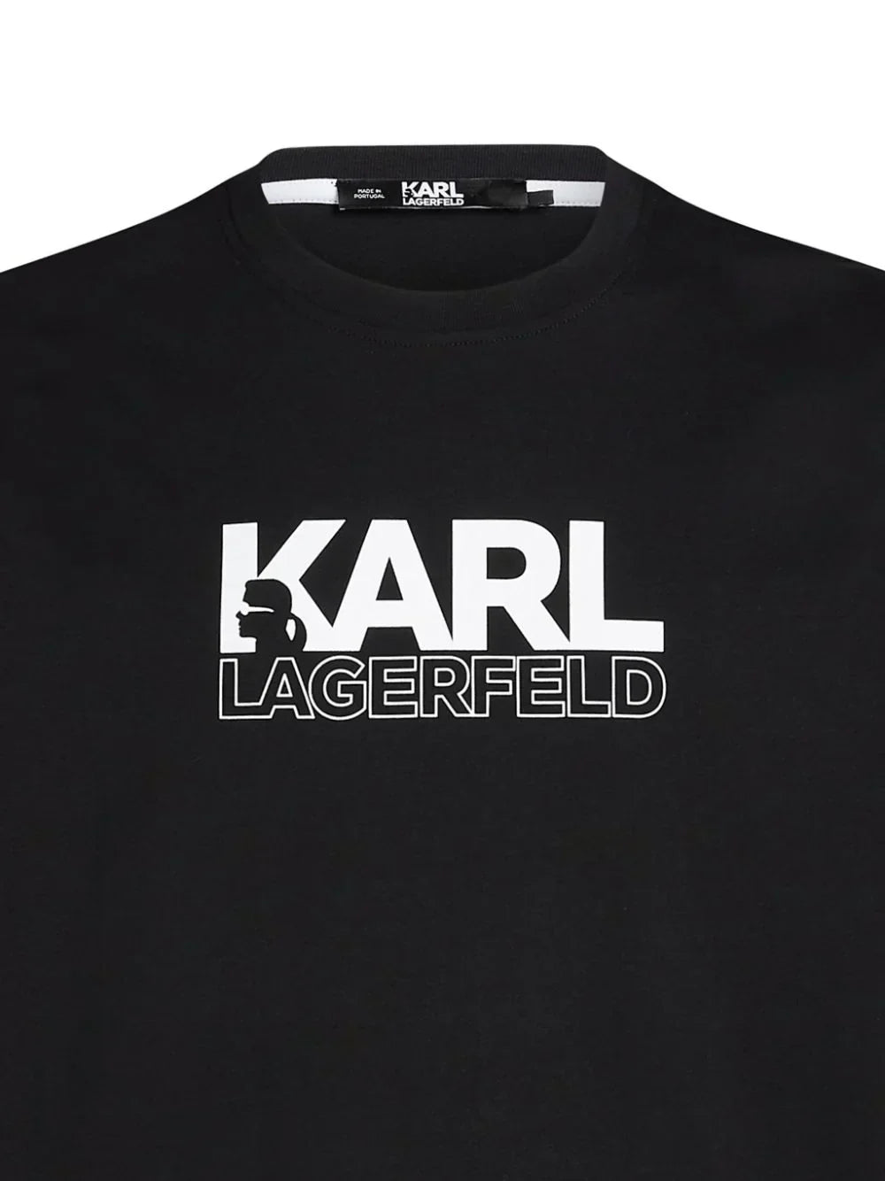KARL LAGERFELD STACK-LOGO T-SHIRT