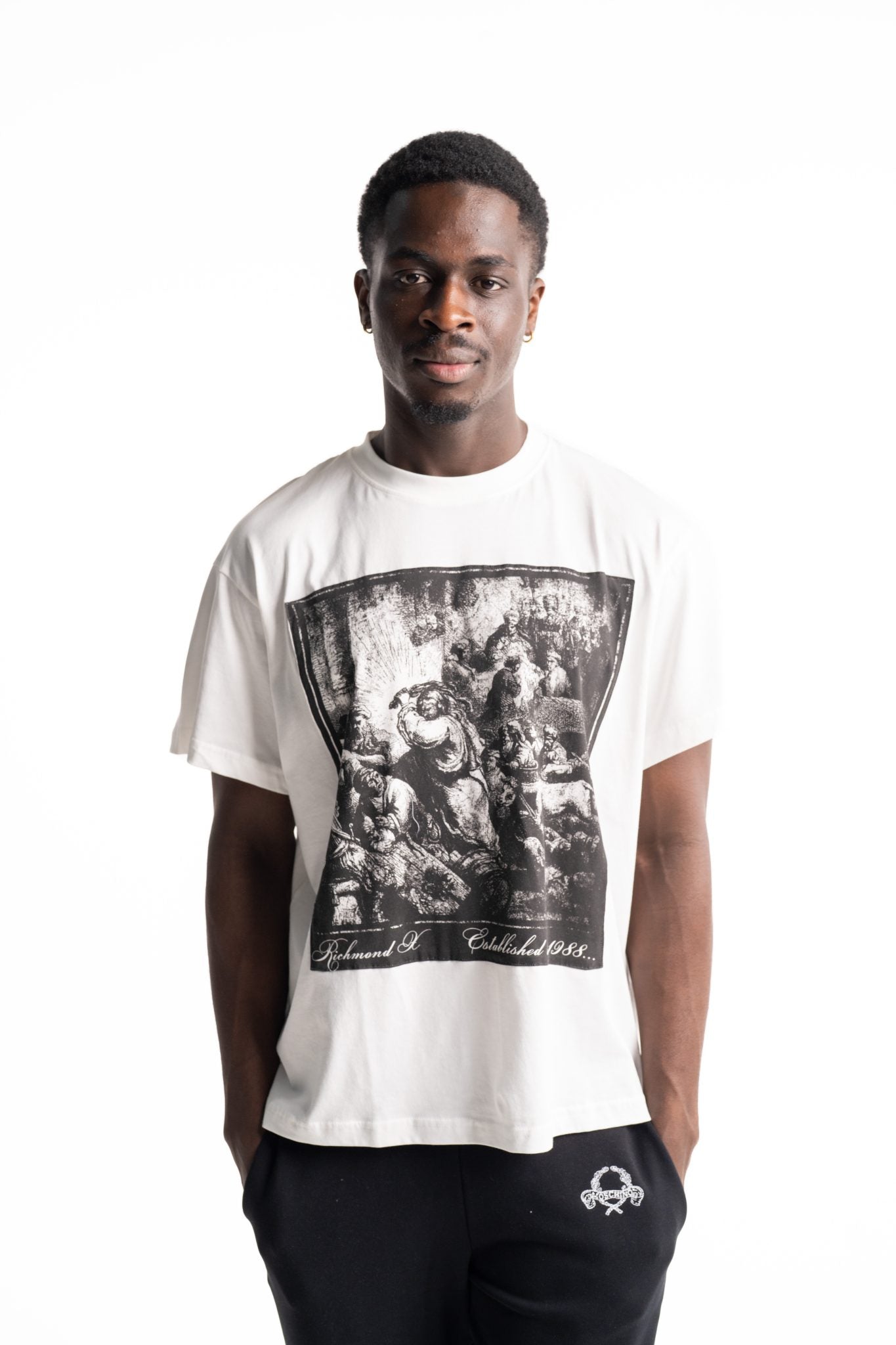 JOHN RICHMOND MEN’S YAKAS T SHIRT