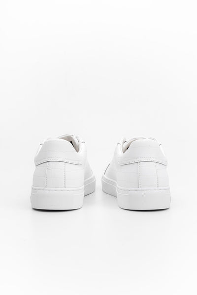 (CORE) HIDE & JACK MEN’S ESSENCE TUSCANY LOW TOP SNEAKER WHITE WHITE