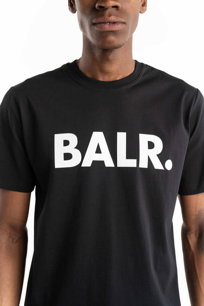 (CORE) BALR MEN’S BRAND STRAIGHT T SHIRT | B1112.1048-JET BLACK