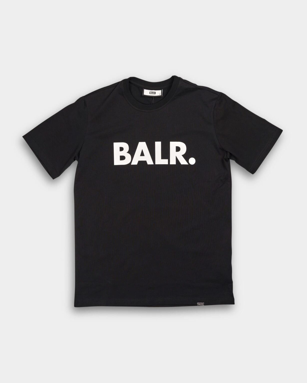 (CORE) BALR MEN’S BRAND STRAIGHT T SHIRT | B1112.1048-JET BLACK