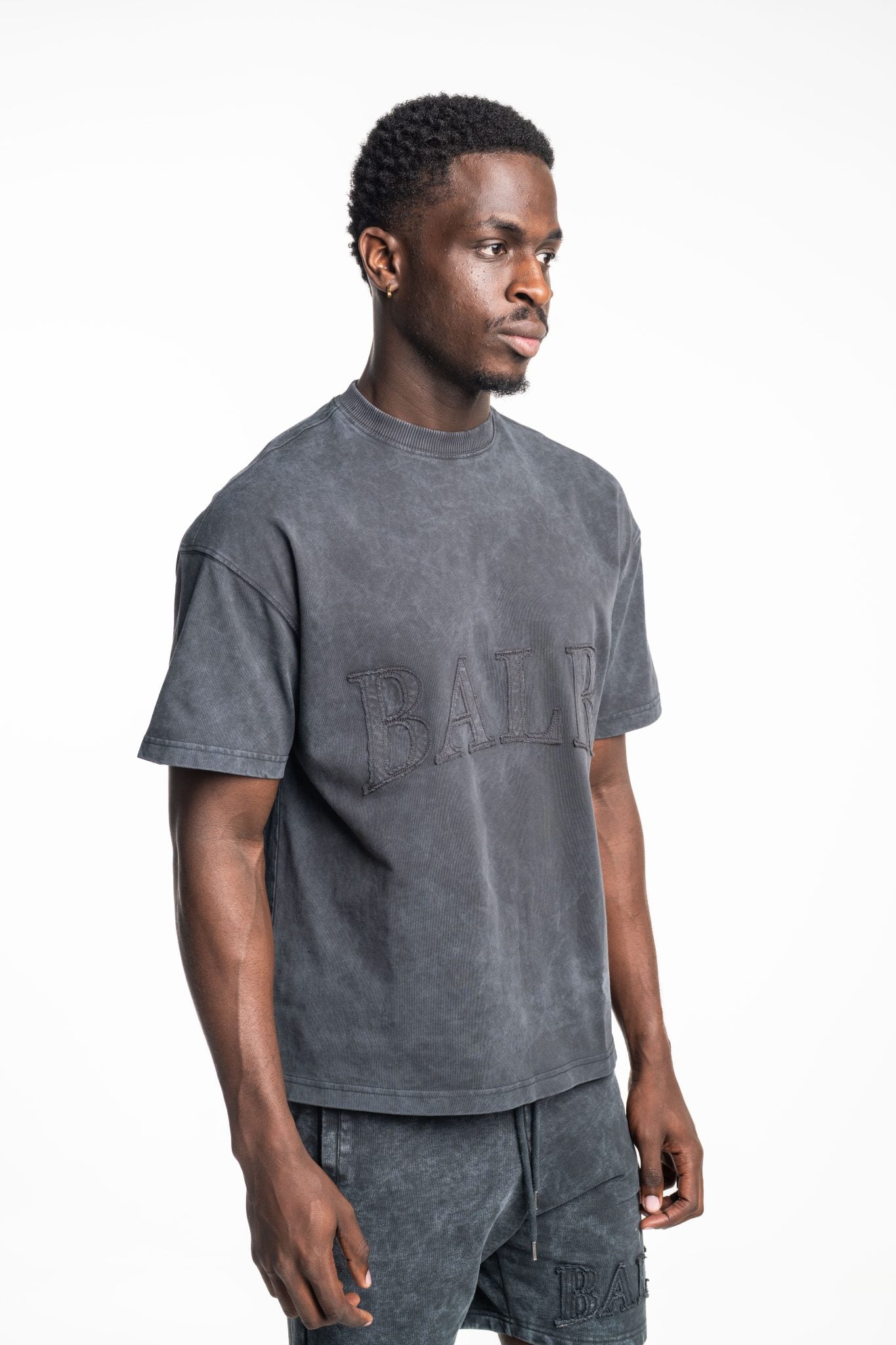 BALR MEN’S URBAN WASHED BOX T SHIRT | B1112.1284-VOLCANIC GREY