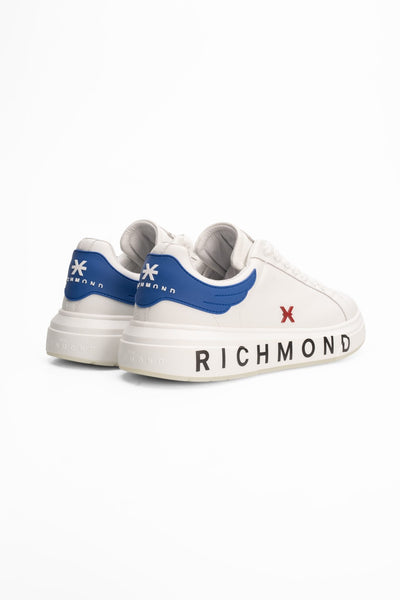 JOHN RICHMOND MEN’S SHOES LEATHER WHITE/BLUETTE