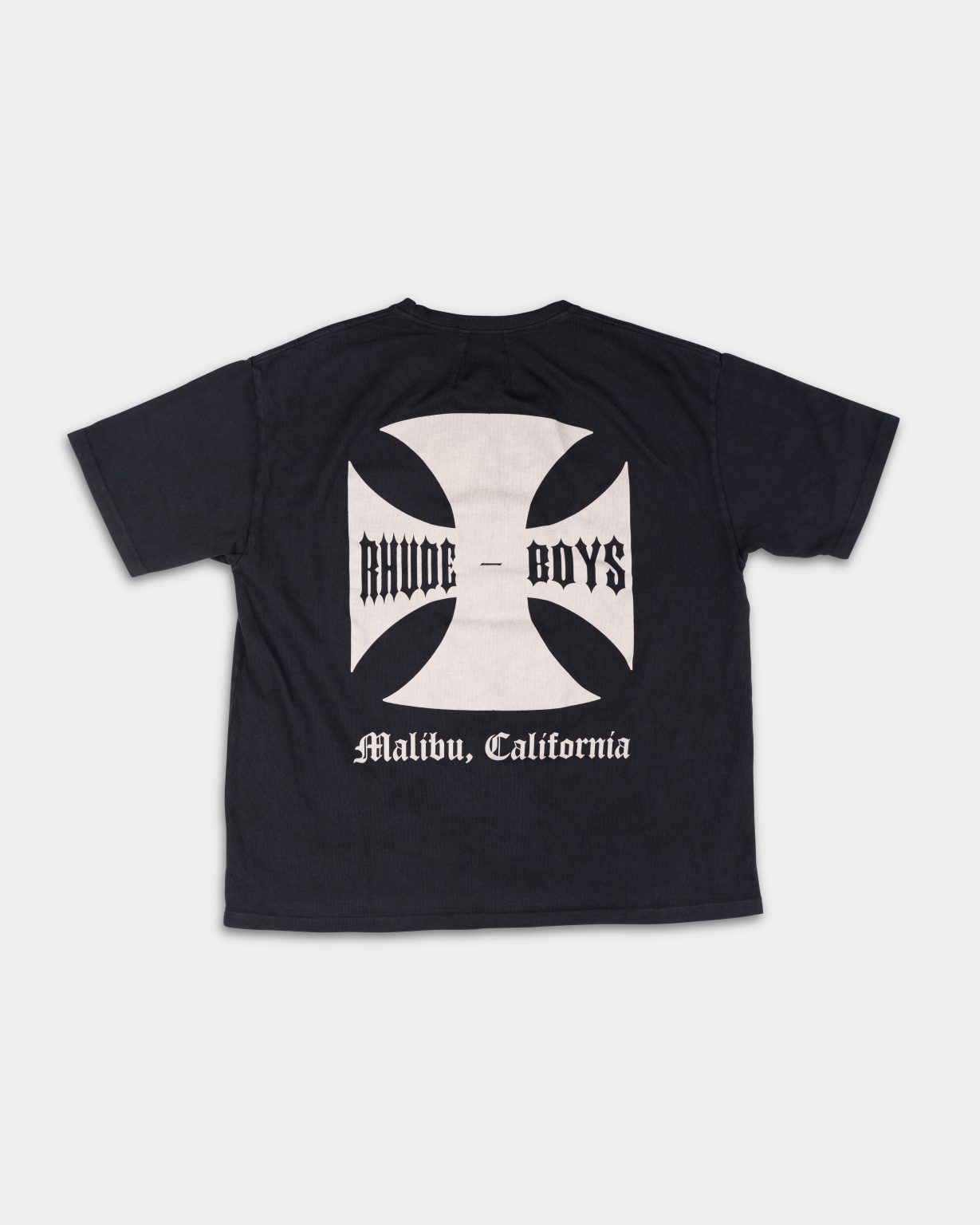 RHUDE MEN’S BOYS TEE VINTAGE BLACK