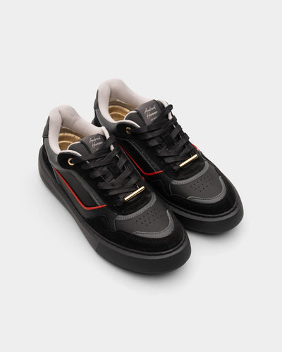 ANDROID HOMME MEN’S FORUM COURT OVERSIZE BLACK/RED SNEAKER
