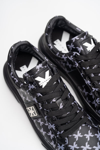 JOHN RICHMOND MEN’S SHOES SAFIANO BLACK/DARK