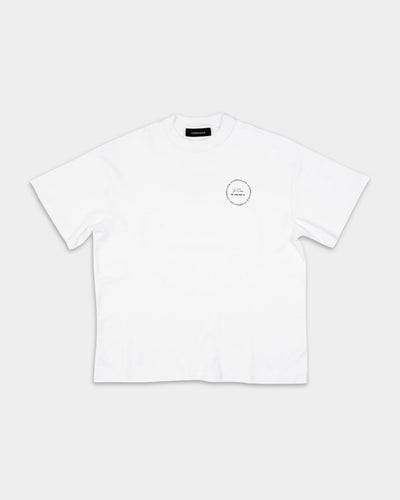 HYDRAULICS CIRCULAR CHAIN OVERSIZED FIT T-SHIRT WHITE