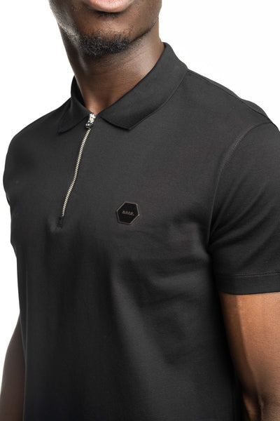 BALR MEN’S HEX SERIES POLO | B1122.1040-JET BLACK