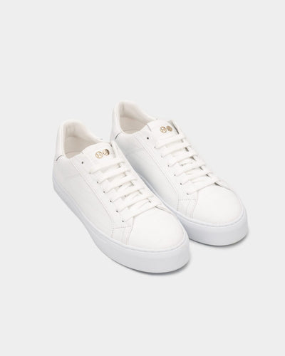 (CORE) HIDE & JACK MEN’S ESSENCE TUSCANY LOW TOP SNEAKER WHITE WHITE