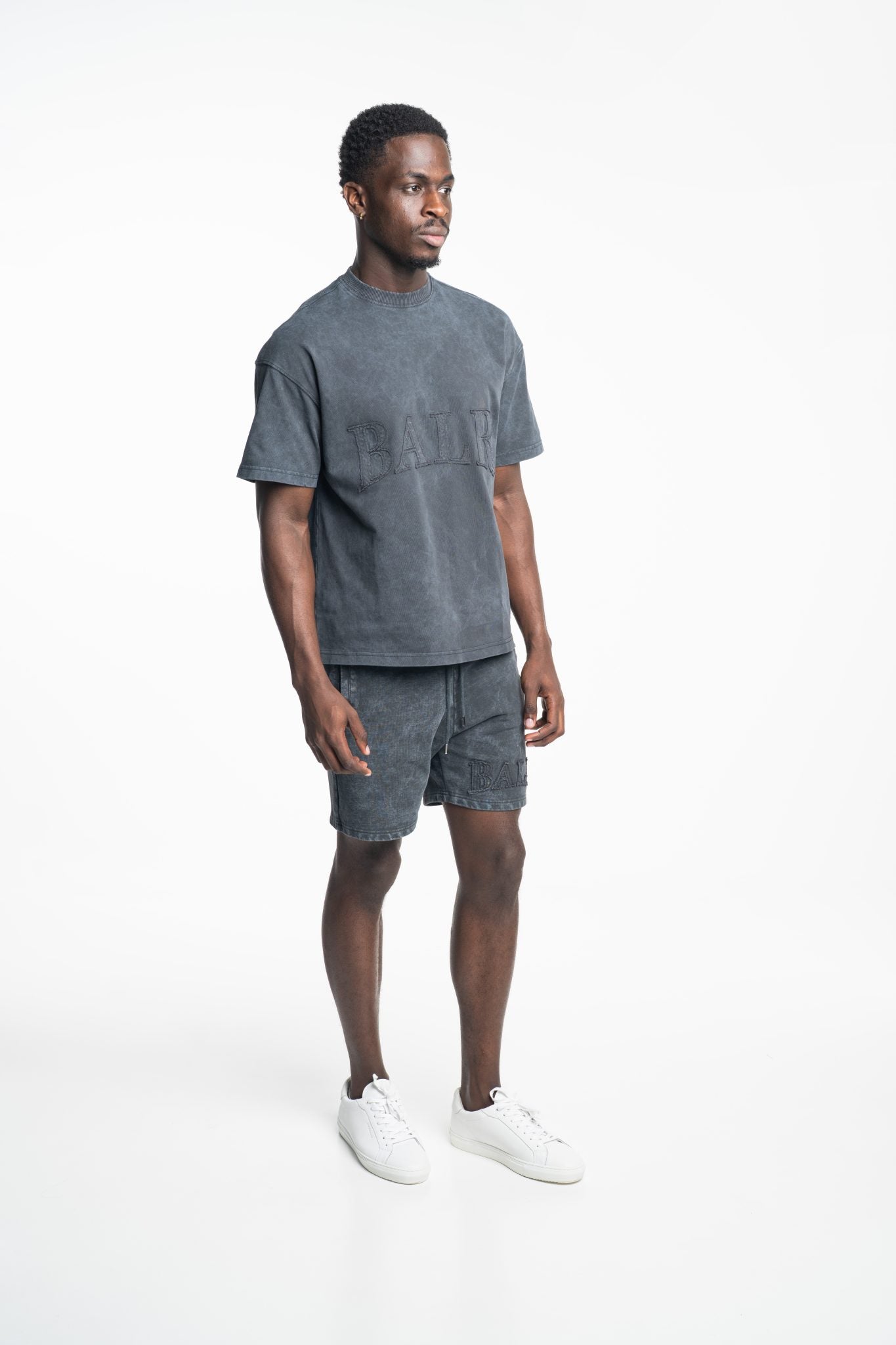 BALR MEN’S URBAN WASHED BOX T SHIRT | B1112.1284-VOLCANIC GREY