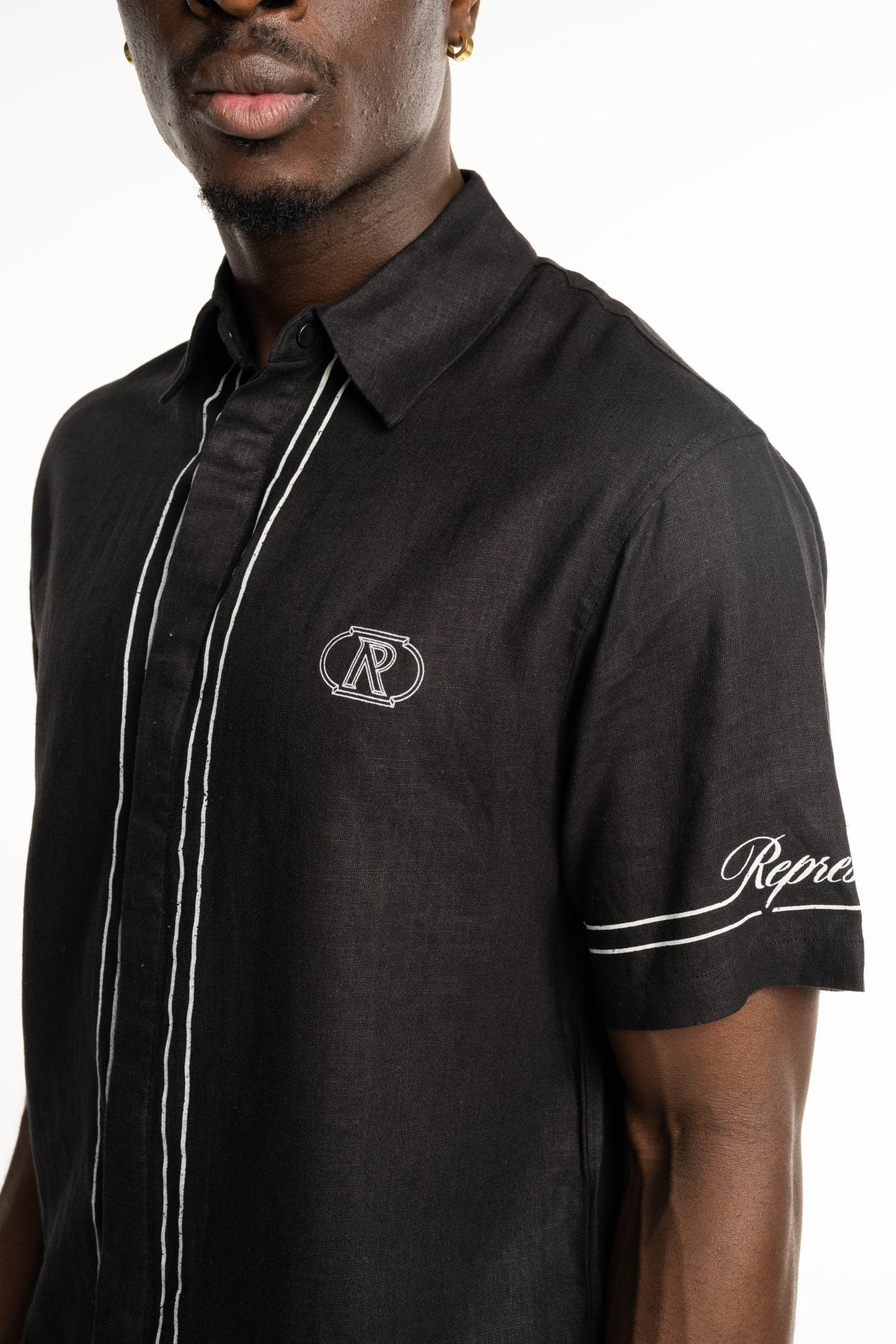 REPRESENT MEN’S BORDER SHIRT