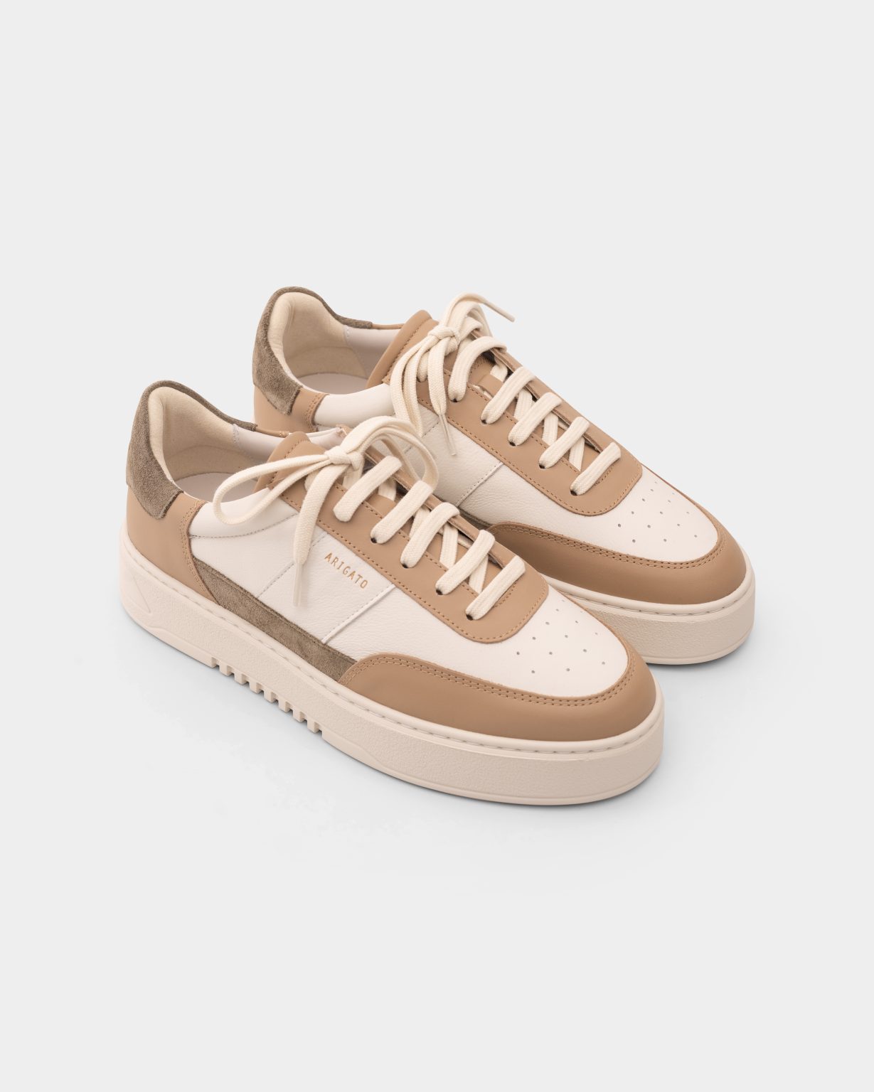 AXEL ARIGATO MEN’S ORBIT VINTAGE SNEAKER | F3394001-TAN/DARK GREEN