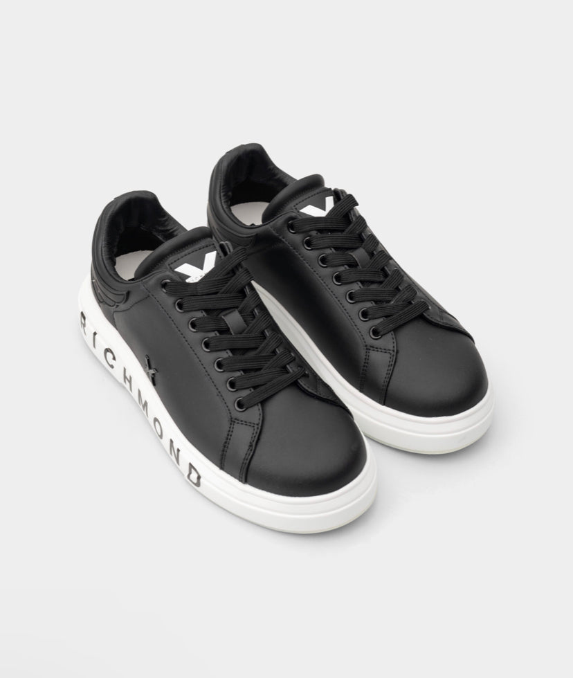 CORE) JR MEN’S SNEAKERS LEATHER BLACK 27302 CP B