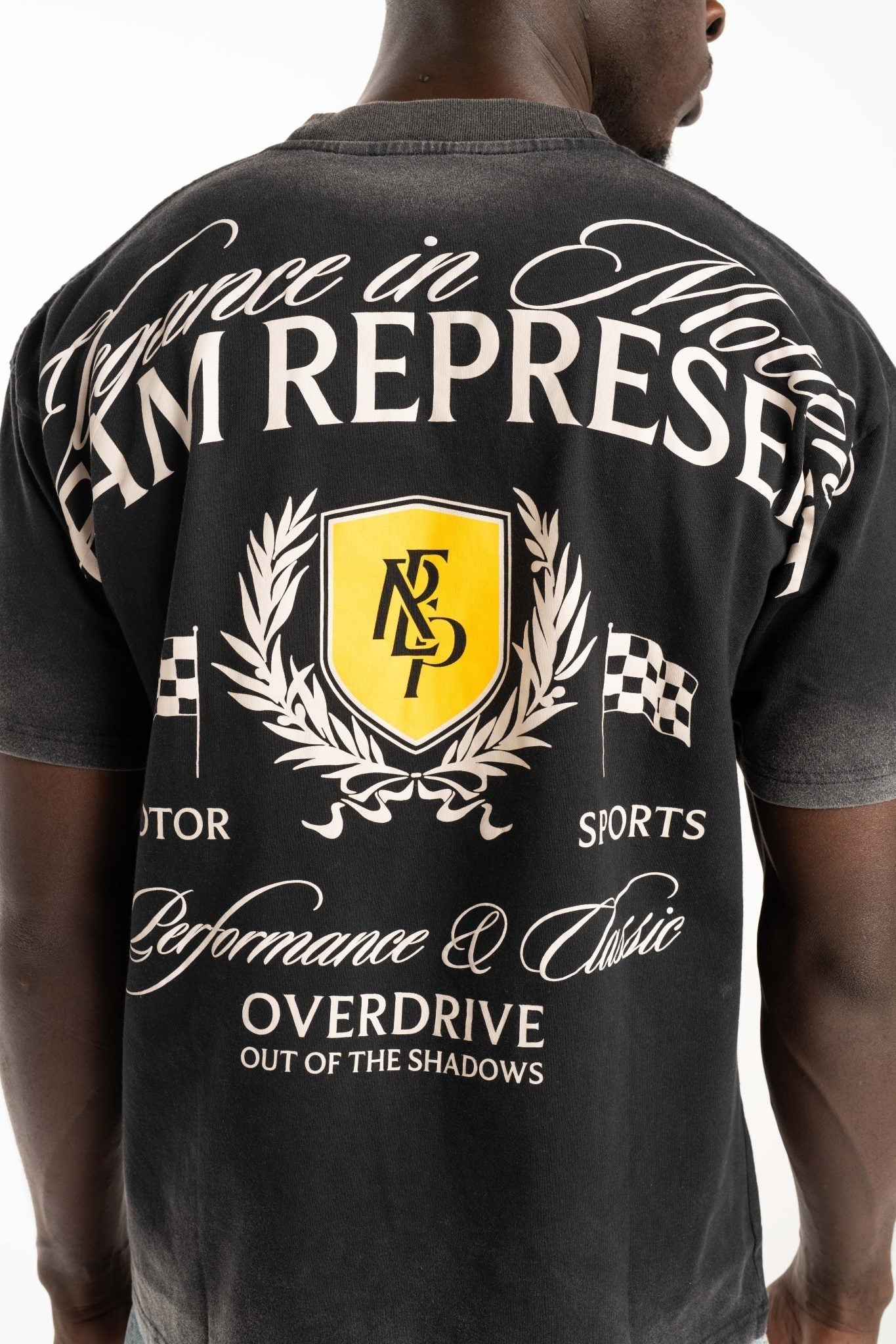 REPRESENT MEN’S CREST T SHIRT MLM41069-06 VINTAGE BLACK