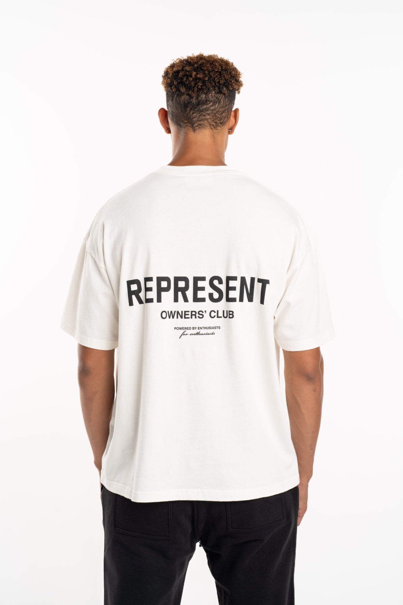 REPRESENT MEN’S OWNERS CLUB T SHIRT OCM41114-072 FLAT WHITE
