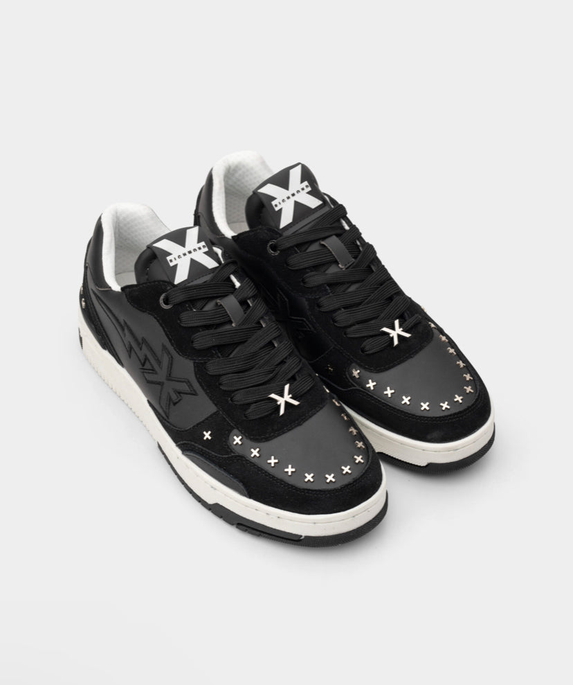 JR MEN’S SNEAKERS SUEDE BLACK 27316 CP A