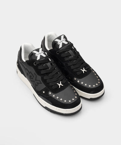 JR MEN’S SNEAKERS SUEDE BLACK 27316 CP A