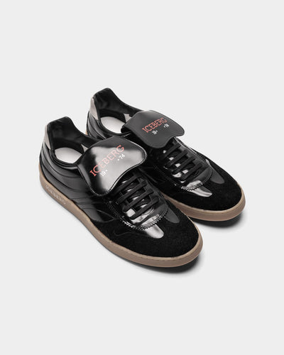 ICEBERG MEN’S BLACK SNEAKER