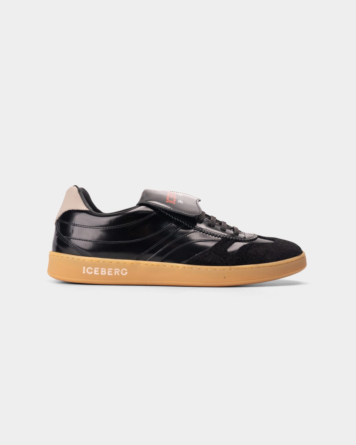 ICEBERG MEN’S BLACK SNEAKER