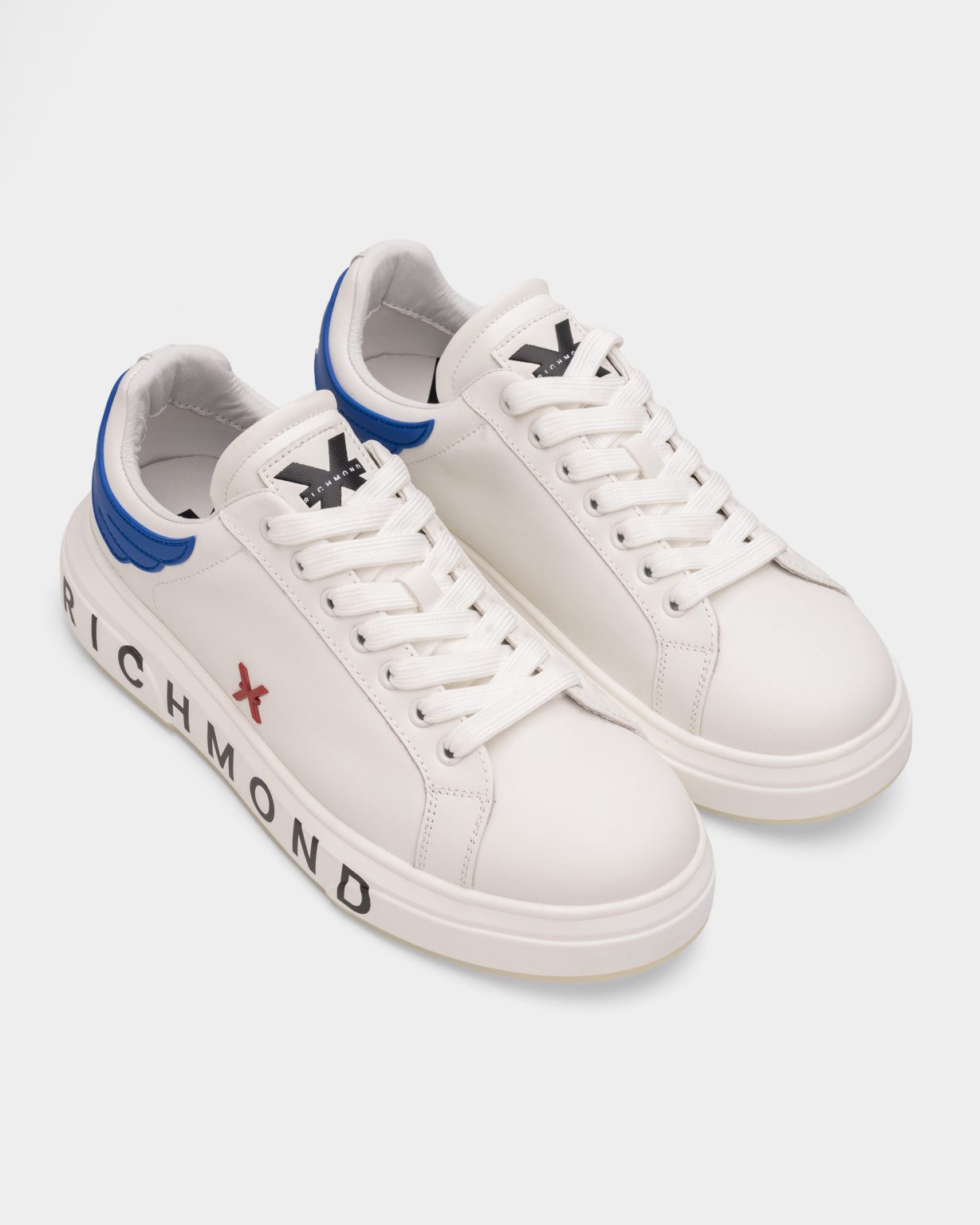 JOHN RICHMOND MEN’S SHOES LEATHER WHITE/BLUETTE