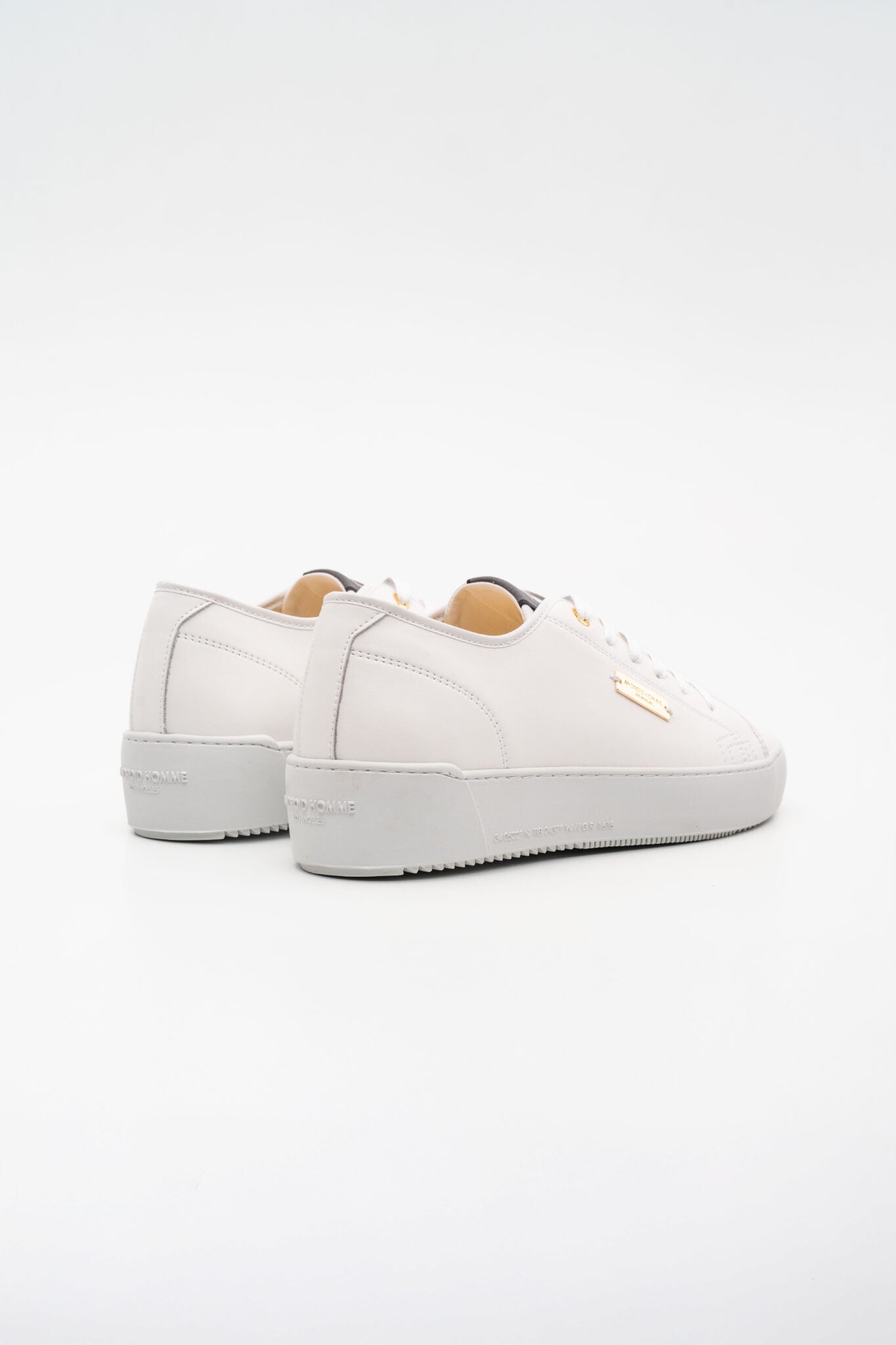 ANDROID HOMME SORRENTO ALL WHITE LEATHER SNEAKER