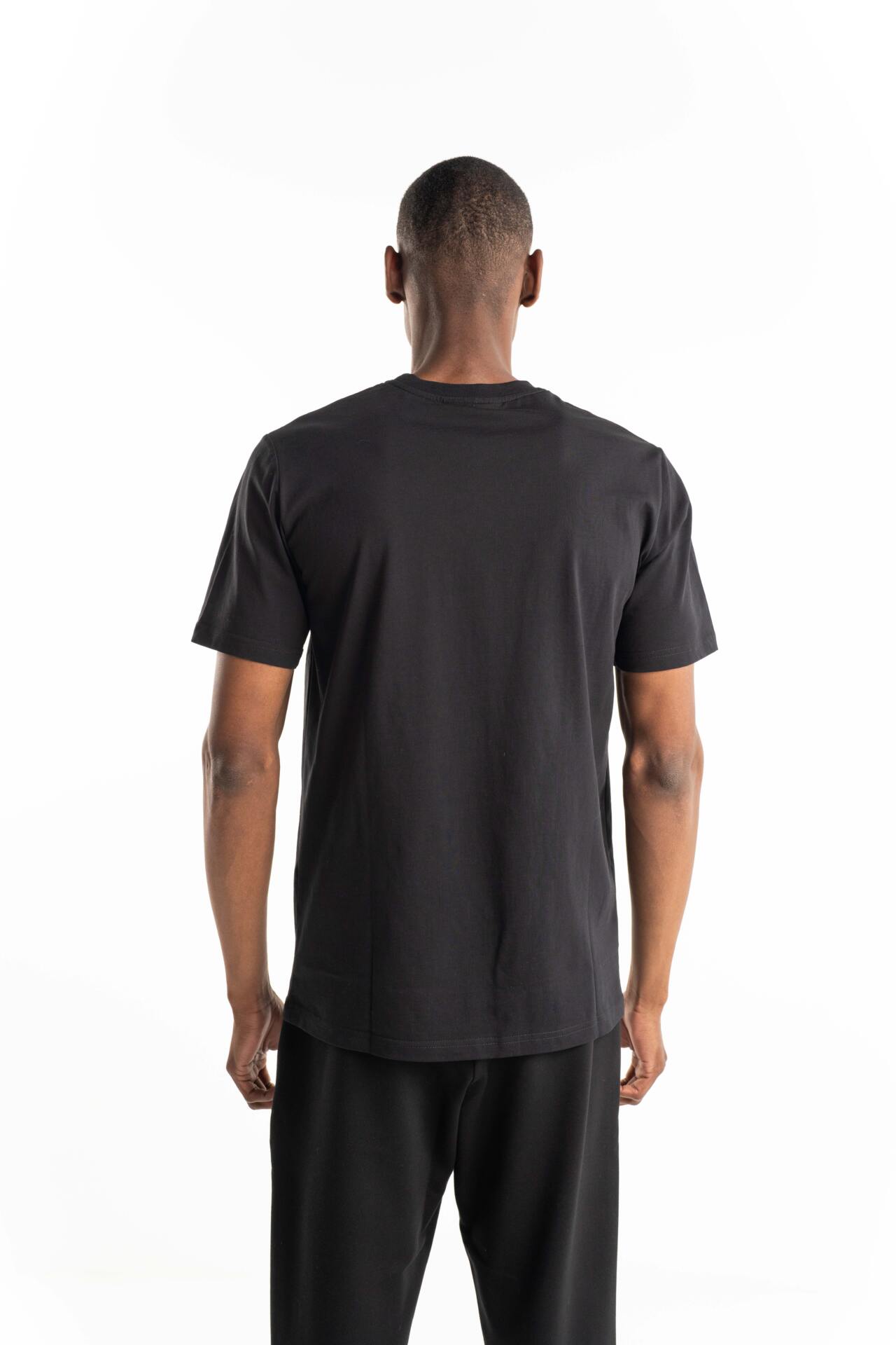 (CORE) BALR MEN’S BRAND STRAIGHT T SHIRT | B1112.1048-JET BLACK
