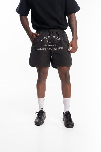 HYDRAULICS DESIGNED FOR WINNERS SHORTS BLACK