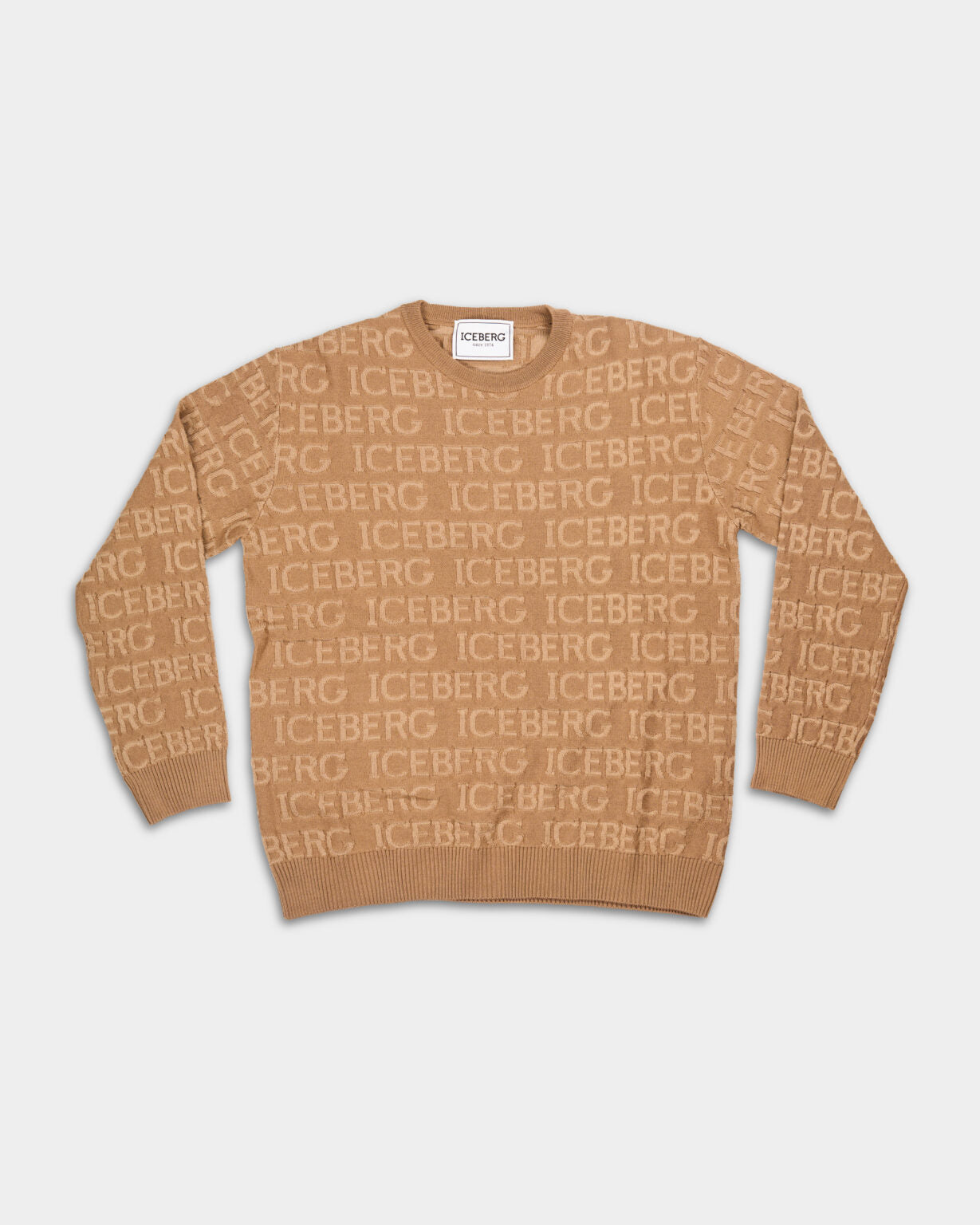 ICEBERG MEN’S ROUND NECK KNITTED