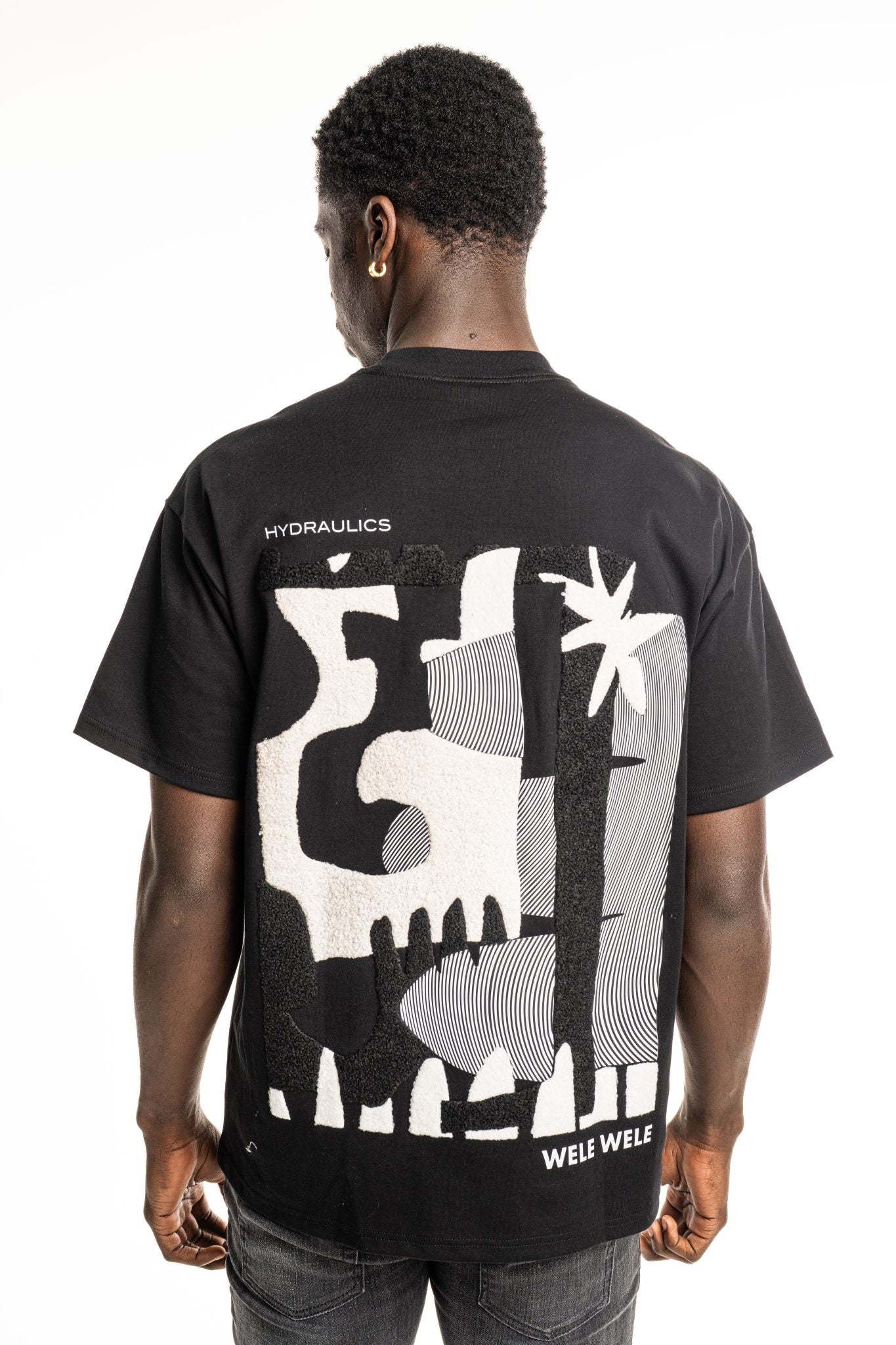 HYDRAULICS VANCO COLLAB OVERSIZED FIT T-SHIRT BLACK