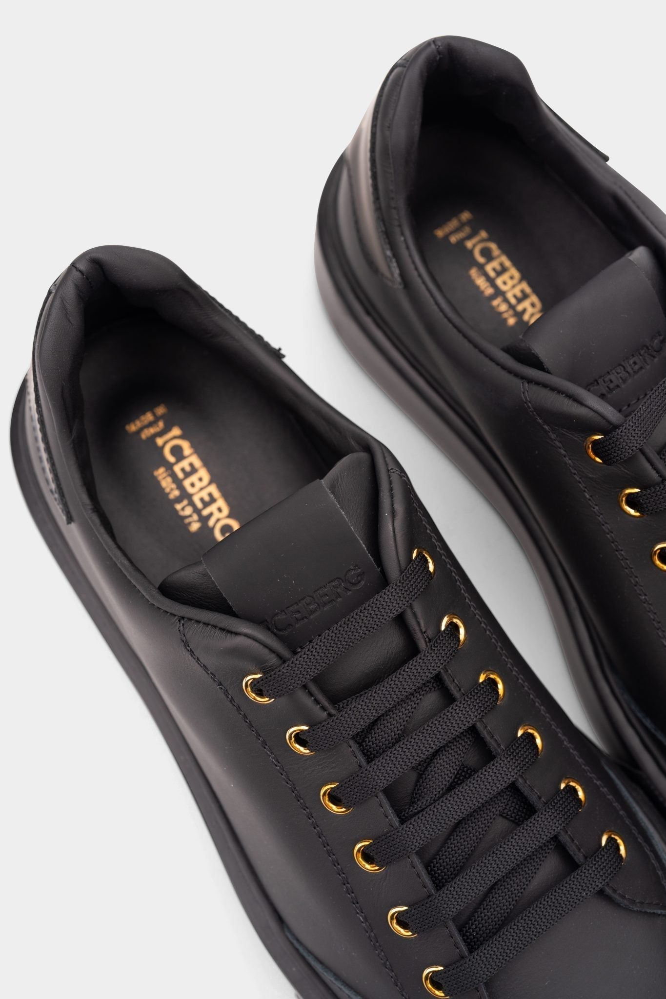 CORE) ICEBERG MEN’S SNEAKER COMB NERO LOGO